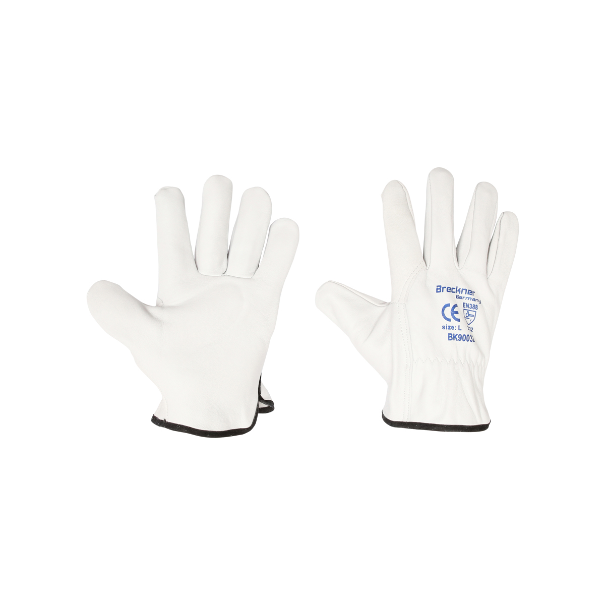 Manusi de lucru din piele moale de bovina marimea L Breckner Germany