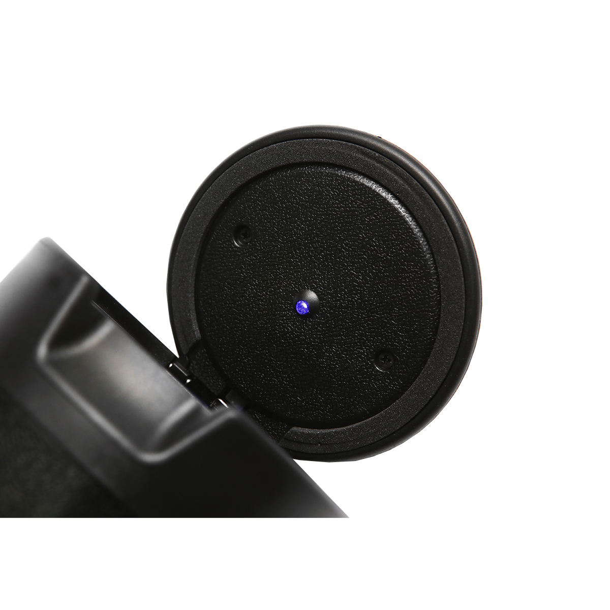 Scrumiera auto universala neagra cu lumina albastra LED - imagine 3