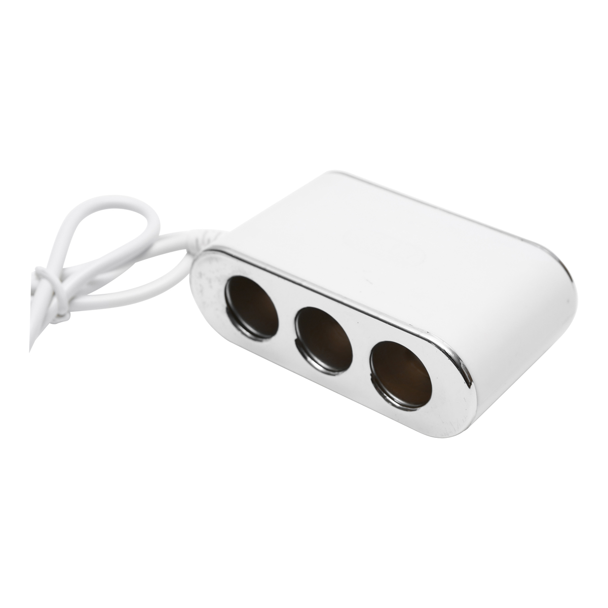 Adaptor bricheta auto tripla 12/24V alb cu intrerupator individual si 1 port USB 5V 2.1A - imagine 9
