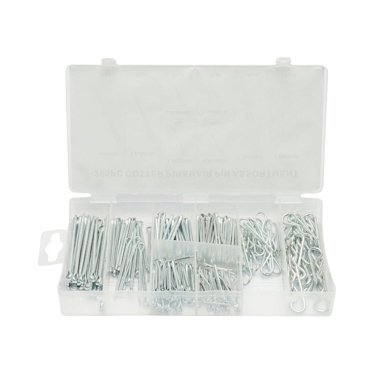 Trusa splinturi drepte si agrafe de siguranta tip R 260 piese Breckner Germany