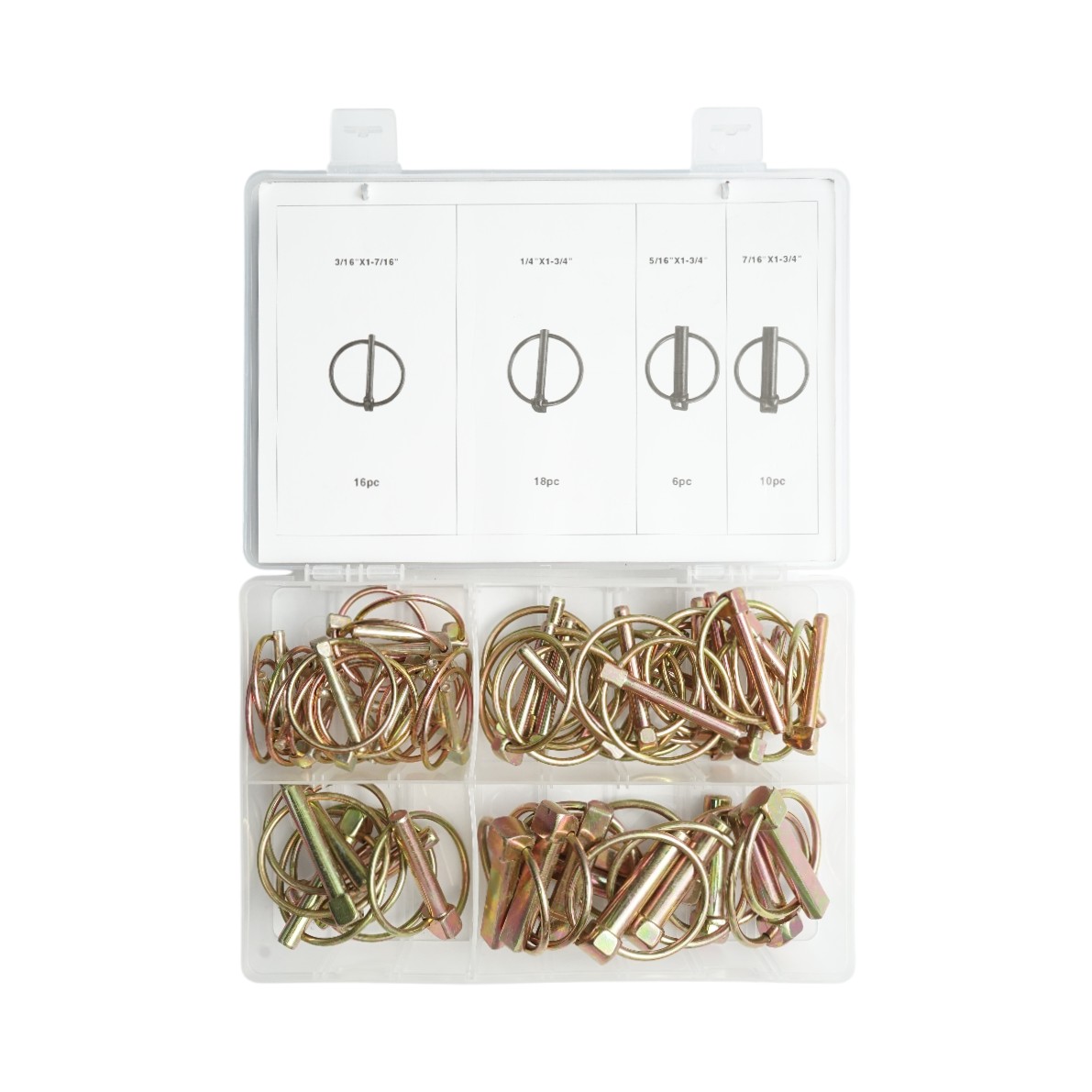 Trusa sigurante bolt cu clema 50 piese - imagine 2