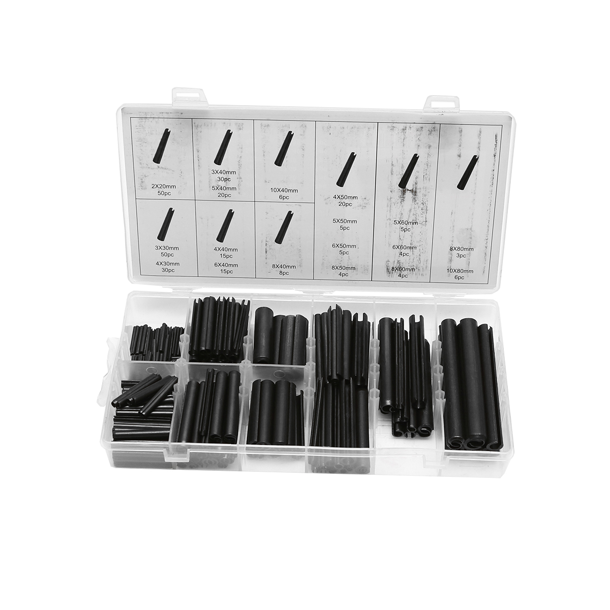Trusa stifturi elastice 280 piese - imagine 2