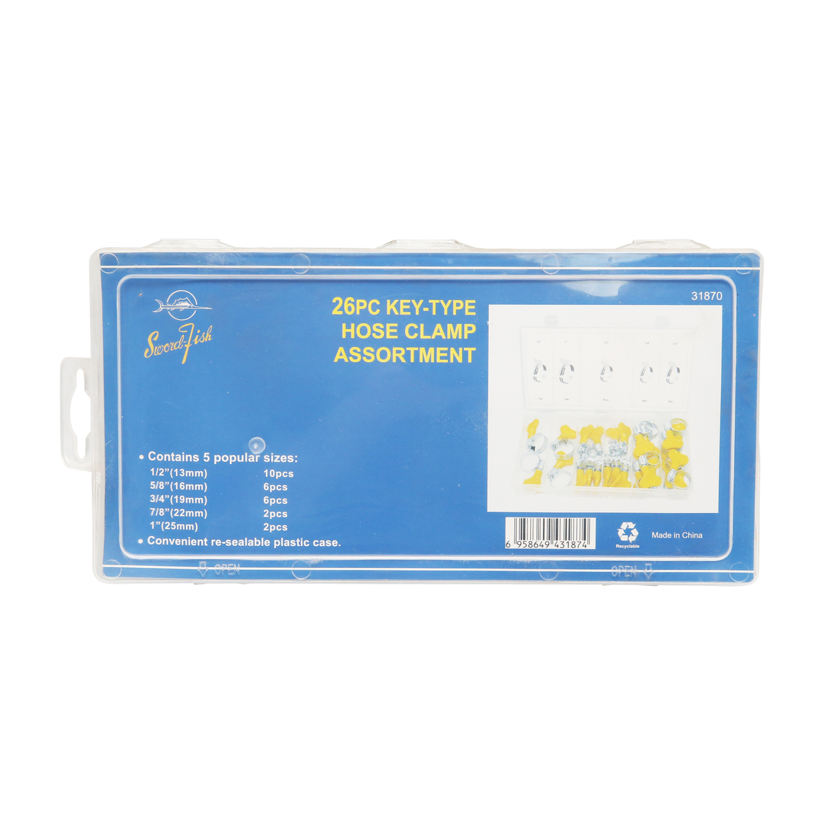 Trusa coliere furtun cu cheita 26 piese - imagine 3