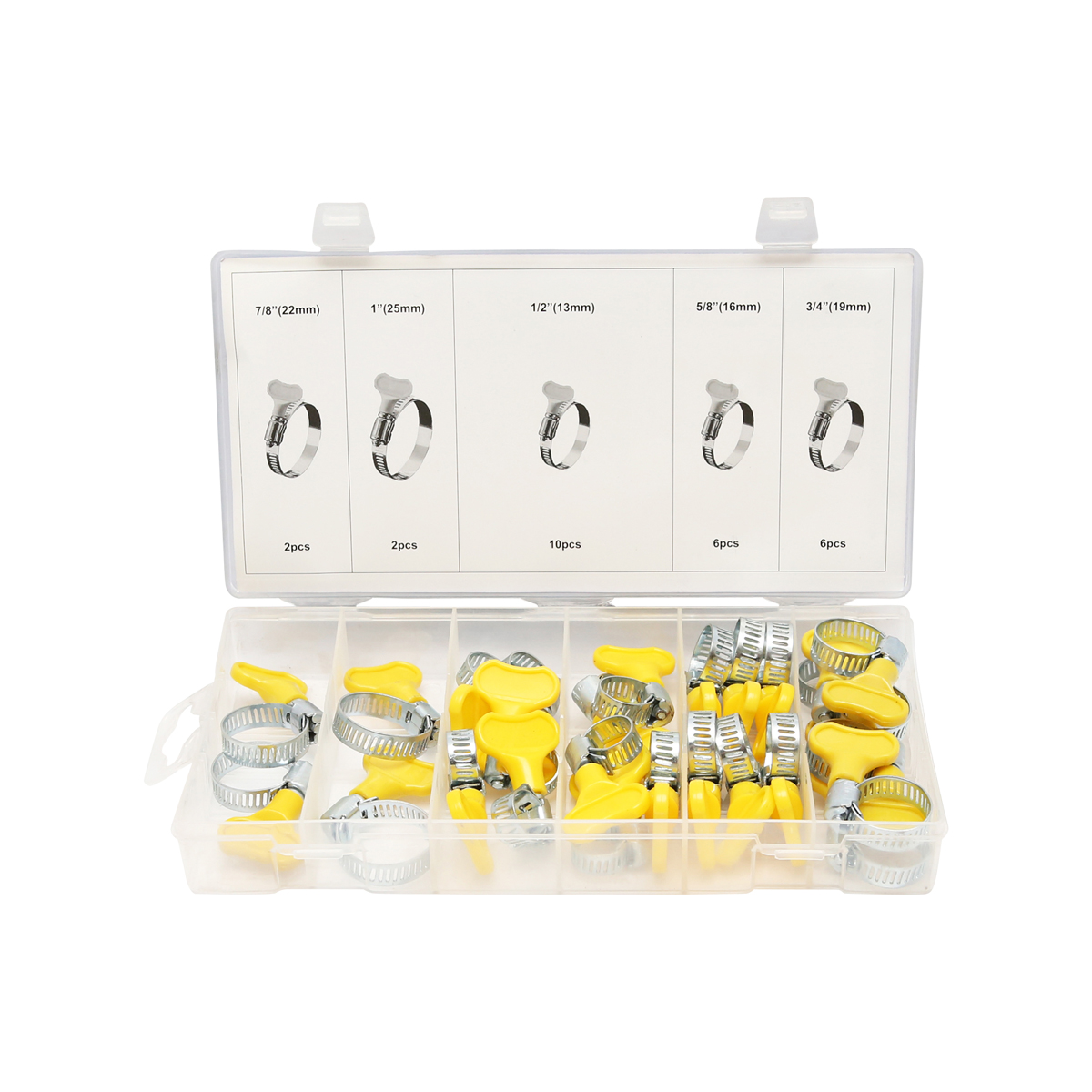 Trusa coliere furtun cu cheita 26 piese - imagine 2