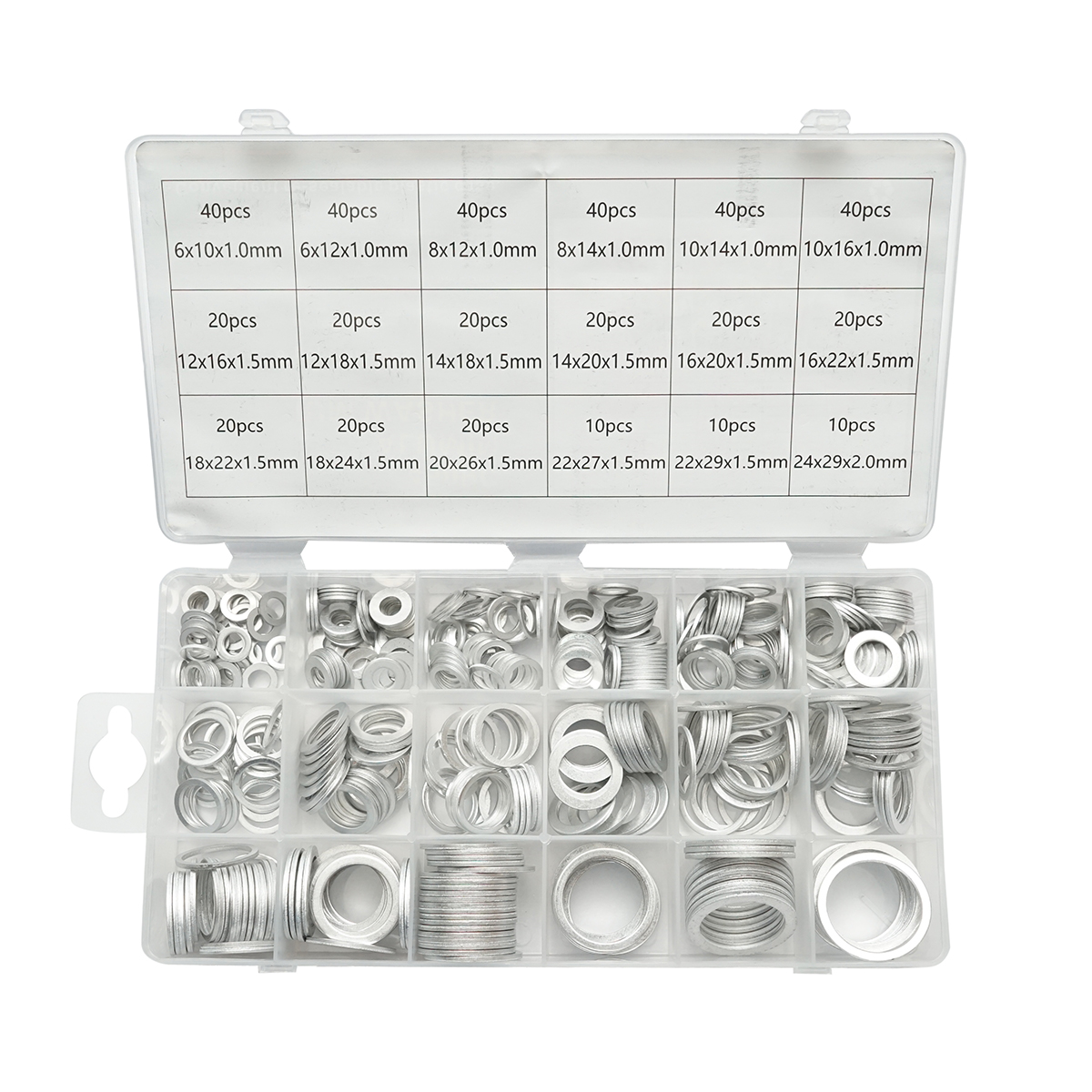 Trusa saibe din aluminiu 450 piese - imagine 2