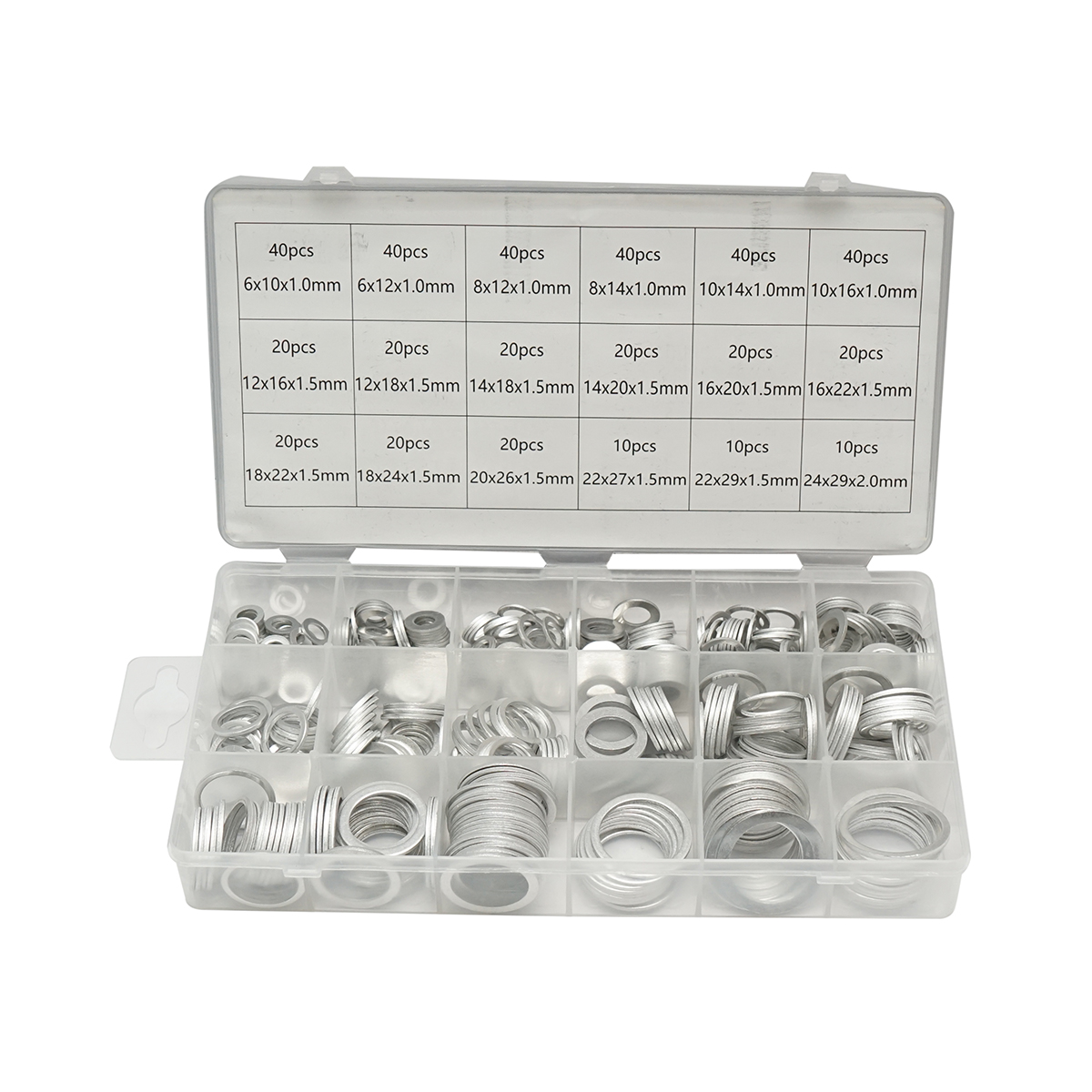 Trusa saibe din aluminiu 450 piese