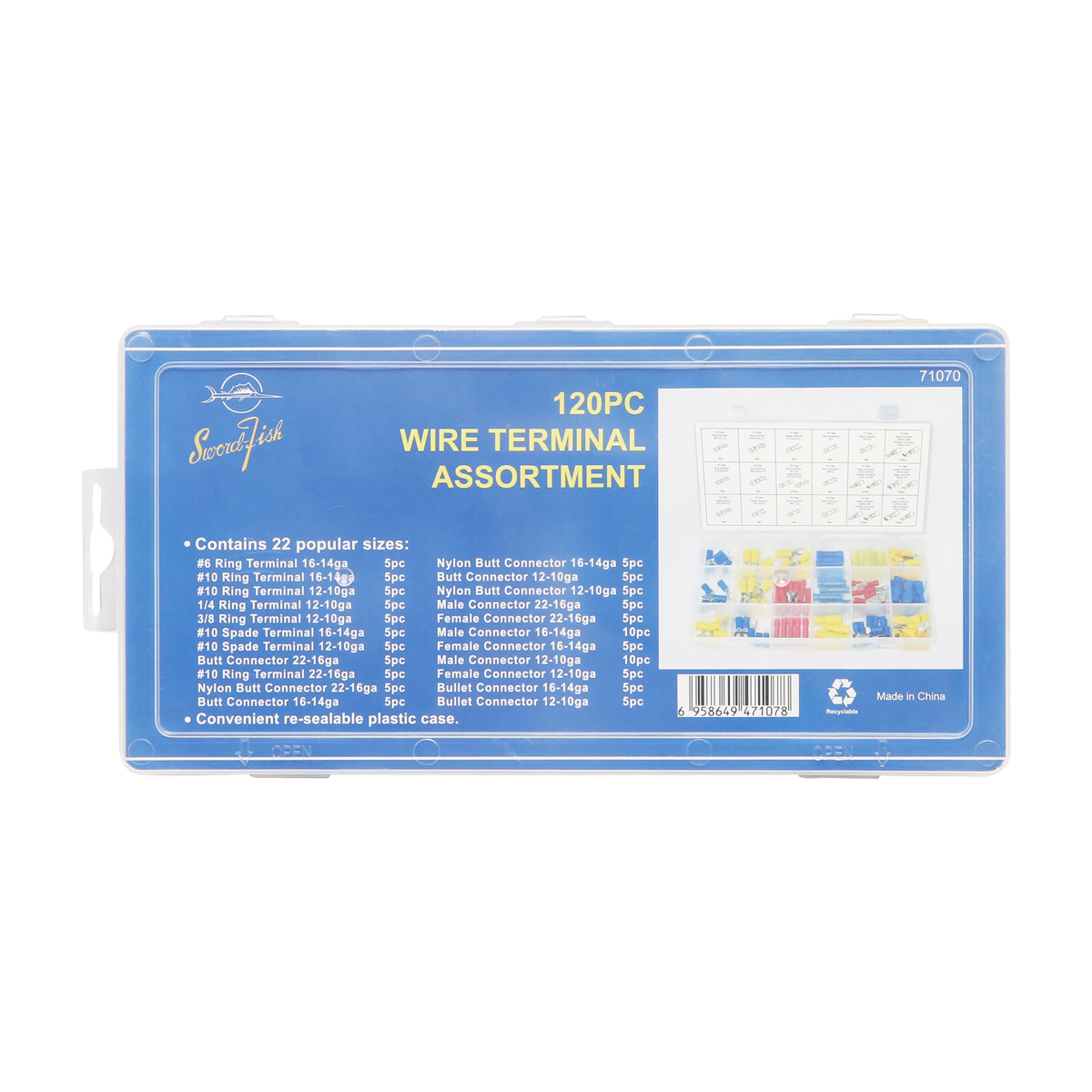 Trusa papuci electrici izolati 120 piese - imagine 3