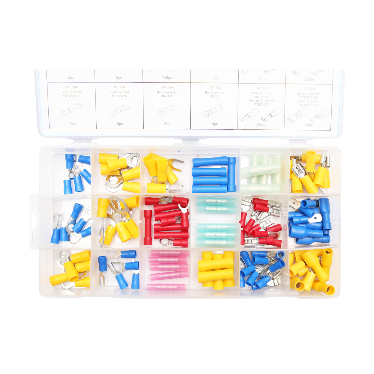 Trusa papuci electrici izolati 120 piese - imagine 2