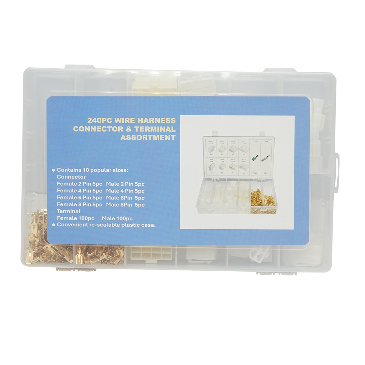 Trusa papuci electrici si izolatori 240 piese - imagine 3