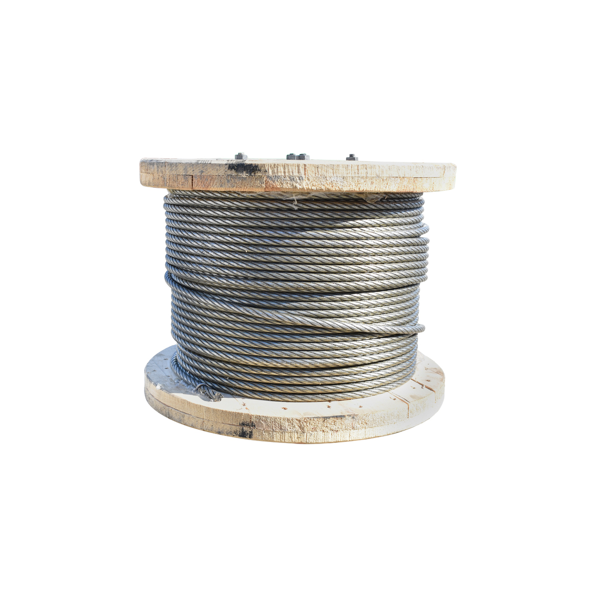 Cablu troliu otel 6x25 fi 11mm inima metalica batut 0,7Kg/1m, 2000m/rola - imagine 4