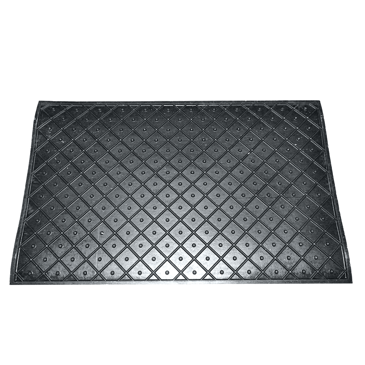 Covor din cauciuc cu striatii 120x190x3.2cm pentru asternut odihna bovine - imagine 2