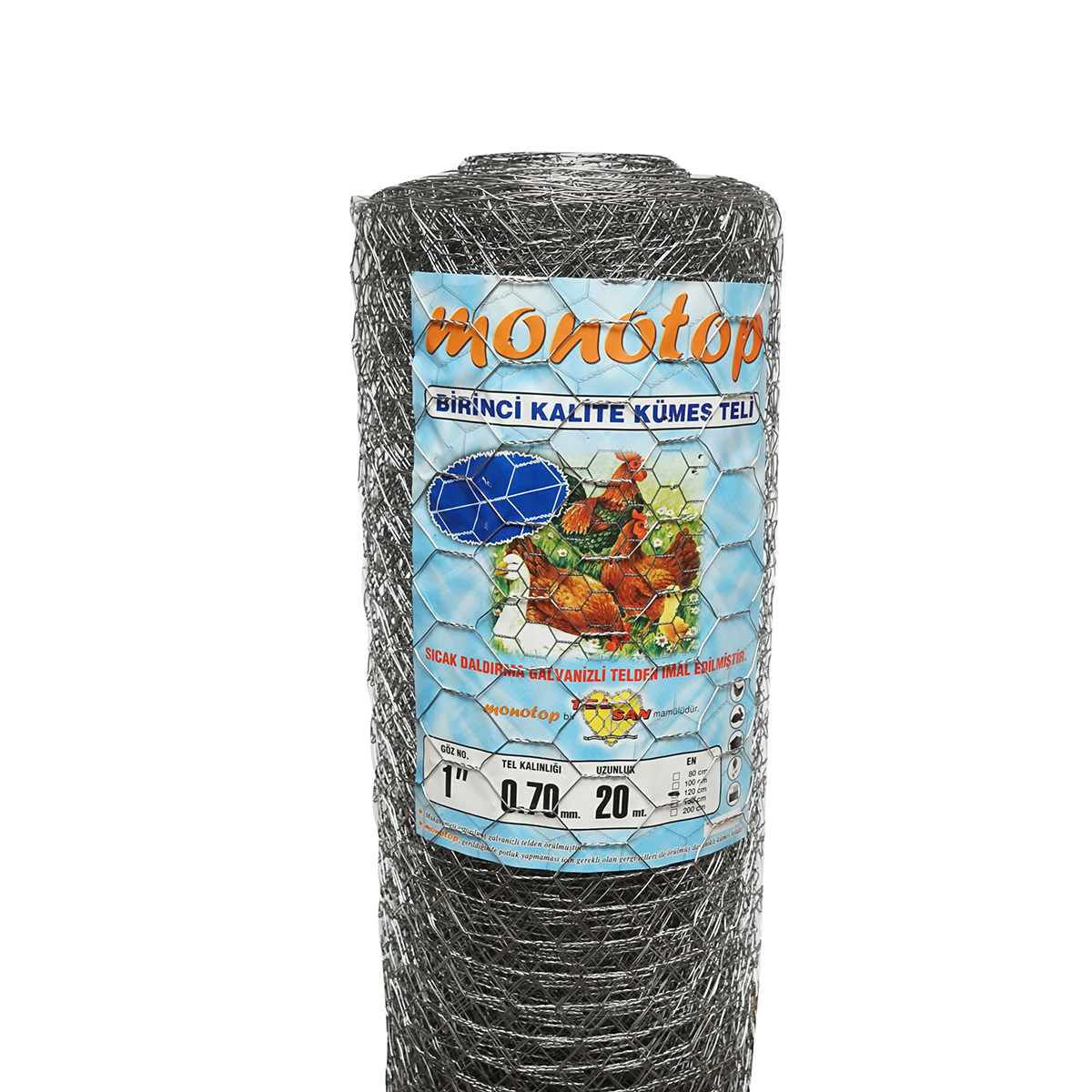 Plasa gard L20m, H120cm, impletita, galvanizata cu ochi 25mm, pentru ingradit - imagine 5