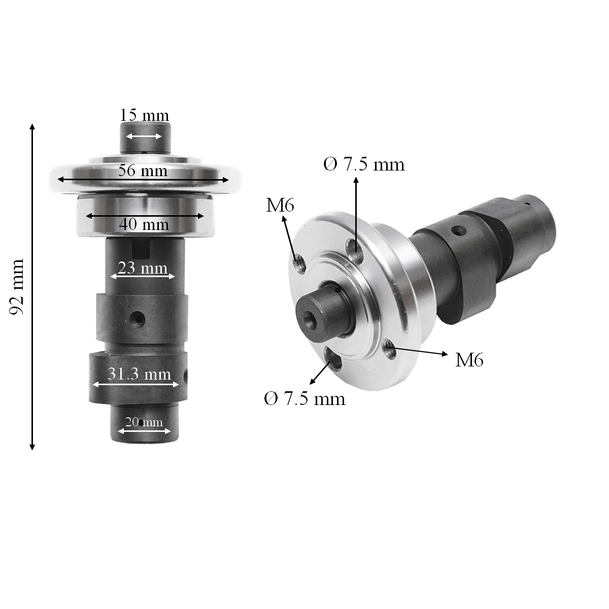 Ax cu came pentru motor ATV Honda, Loncin 150/200CC CB150/200 - imagine 2