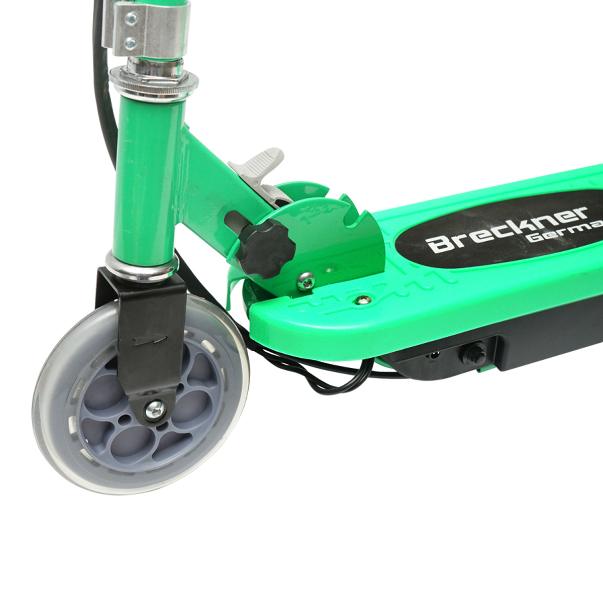 Trotineta electrica verde 120W 24V 4.5Ah pentru copii, greutate maxima 65Kg, viteza maxima 12km/h Breckner Germany - imagine 6