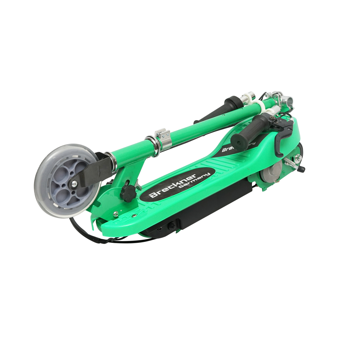 Trotineta electrica verde 120W 24V 4.5Ah pentru copii, greutate maxima 65Kg, viteza maxima 12km/h Breckner Germany - imagine 13