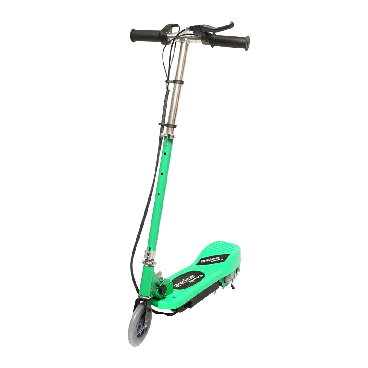 Trotineta electrica verde 120W 24V 4.5Ah pentru copii, greutate maxima 65Kg, viteza maxima 12km/h Breckner Germany