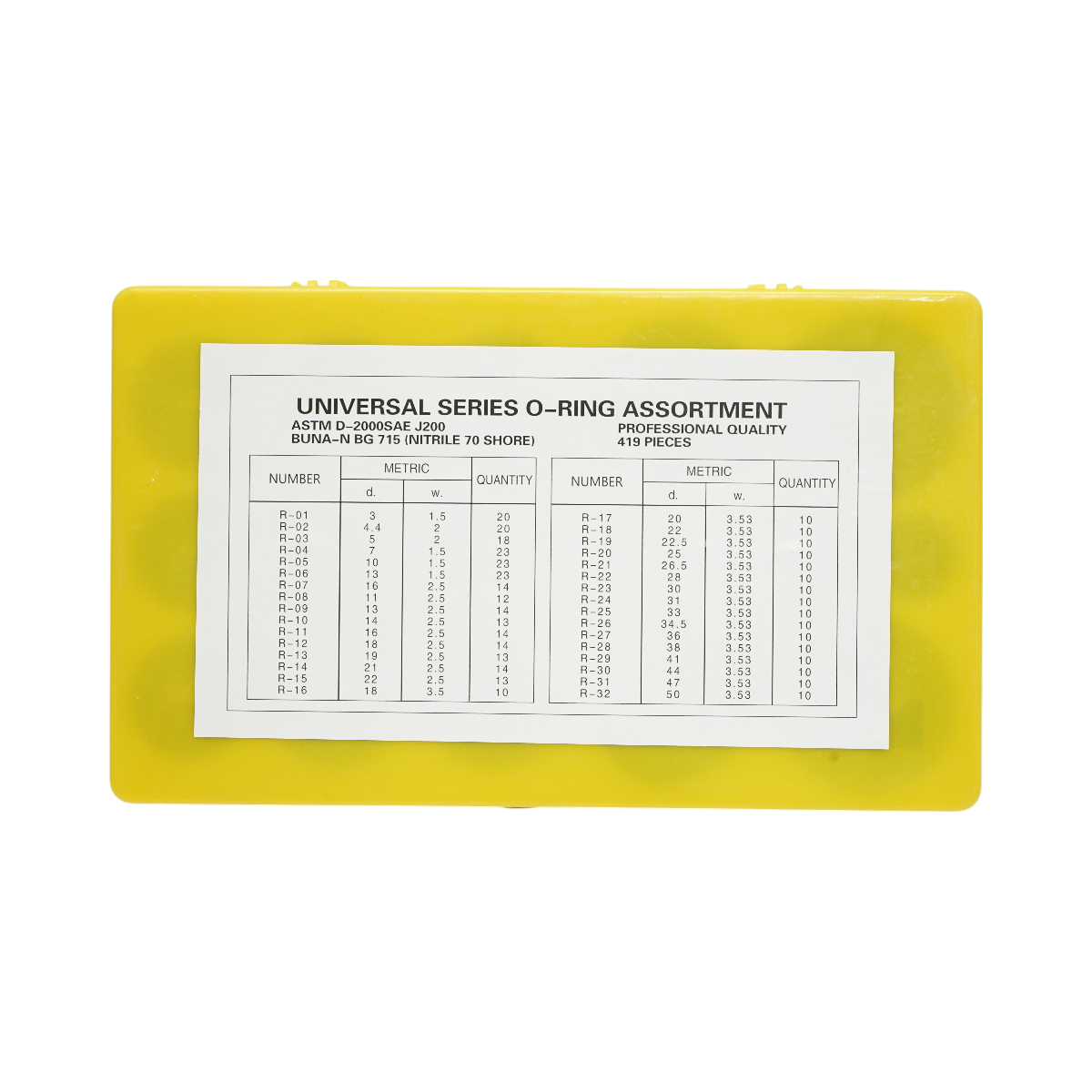 Trusa O-ring 419 piese Breckner Germany - imagine 2