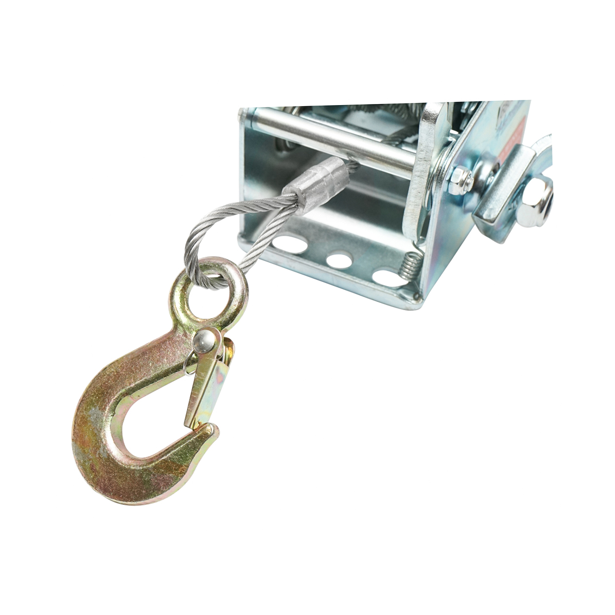 Troliu manual 270Kg cu tambur si cablu grosime 4.5mm, lungime 8m Hoteche - imagine 4