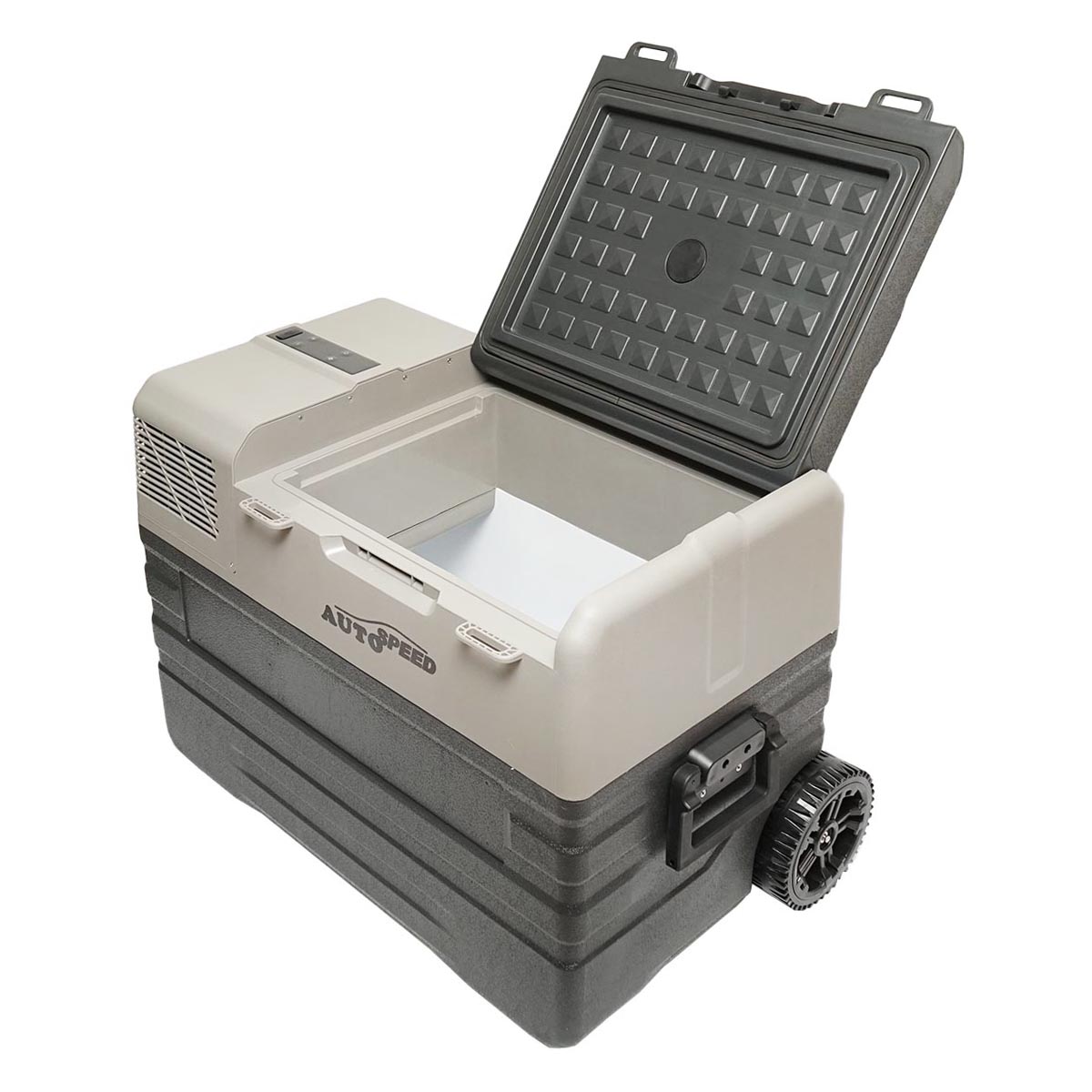 Frigider auto cu compresor si roti tip troler 42L 12-24-220V 60W - imagine 5