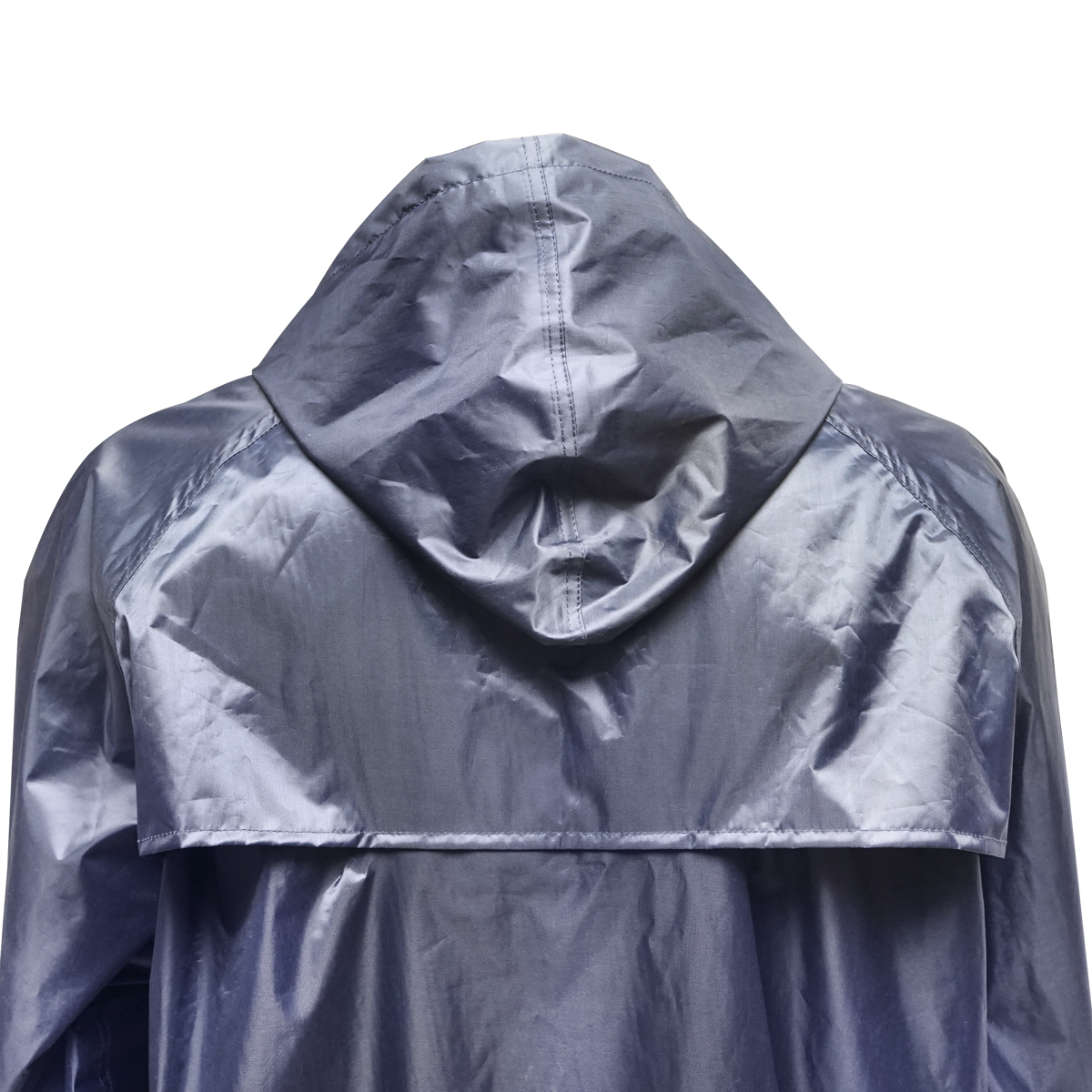 Pelerina cu gluga impermeabila XL din poliester cu membrana PVC fante de aerisire, 2 buzunare si fermoar navy blue Breckner Germany - imagine 4