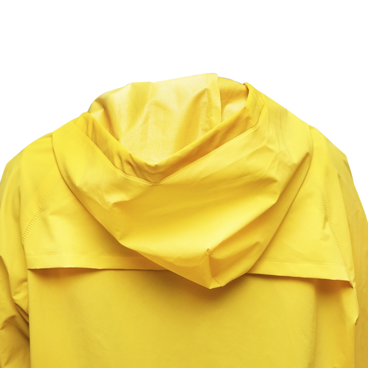Pelerina cu gluga impermeabila XXXL din poliester si PVC cu fante de aerisire, 2 buzunare si fermoar galben Breckner Germany - imagine 4