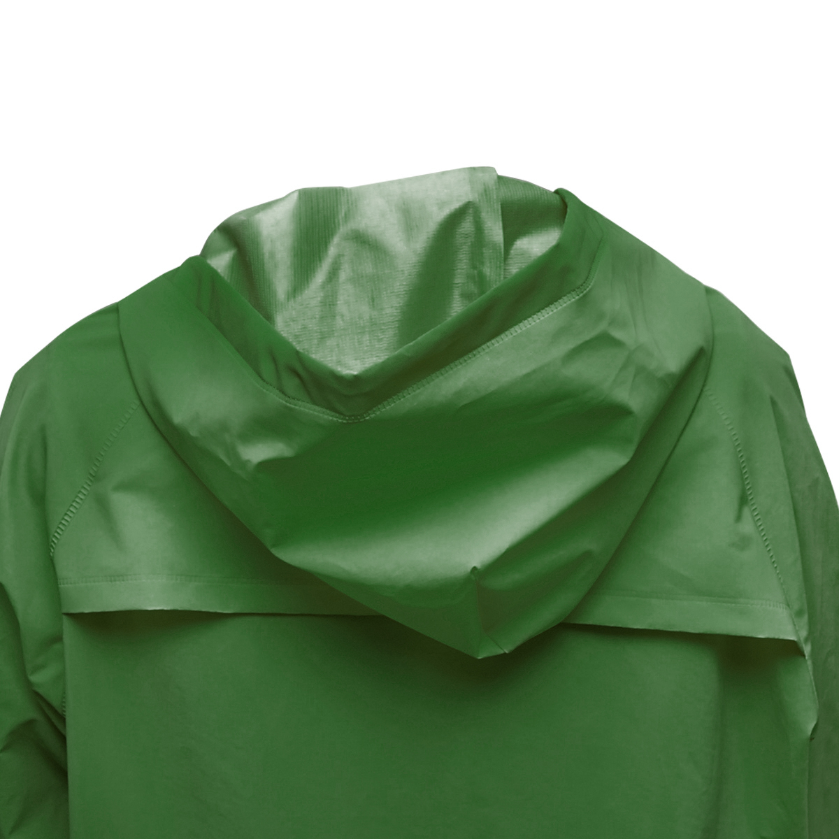 Pelerina cu gluga impermeabila XL poliester si PVC cu fante de aerisire, 2 buzunare si fermoar verde Breckner Germany - imagine 4