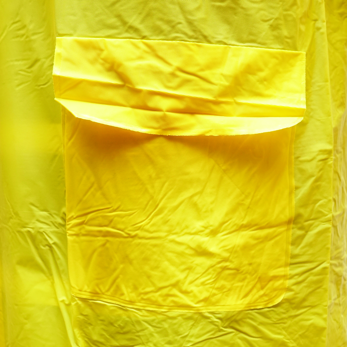 Pelerina cu gluga impermeabila M din PVC, 2 buzunare, inchidere cu capse, galben Breckner Germany - imagine 5