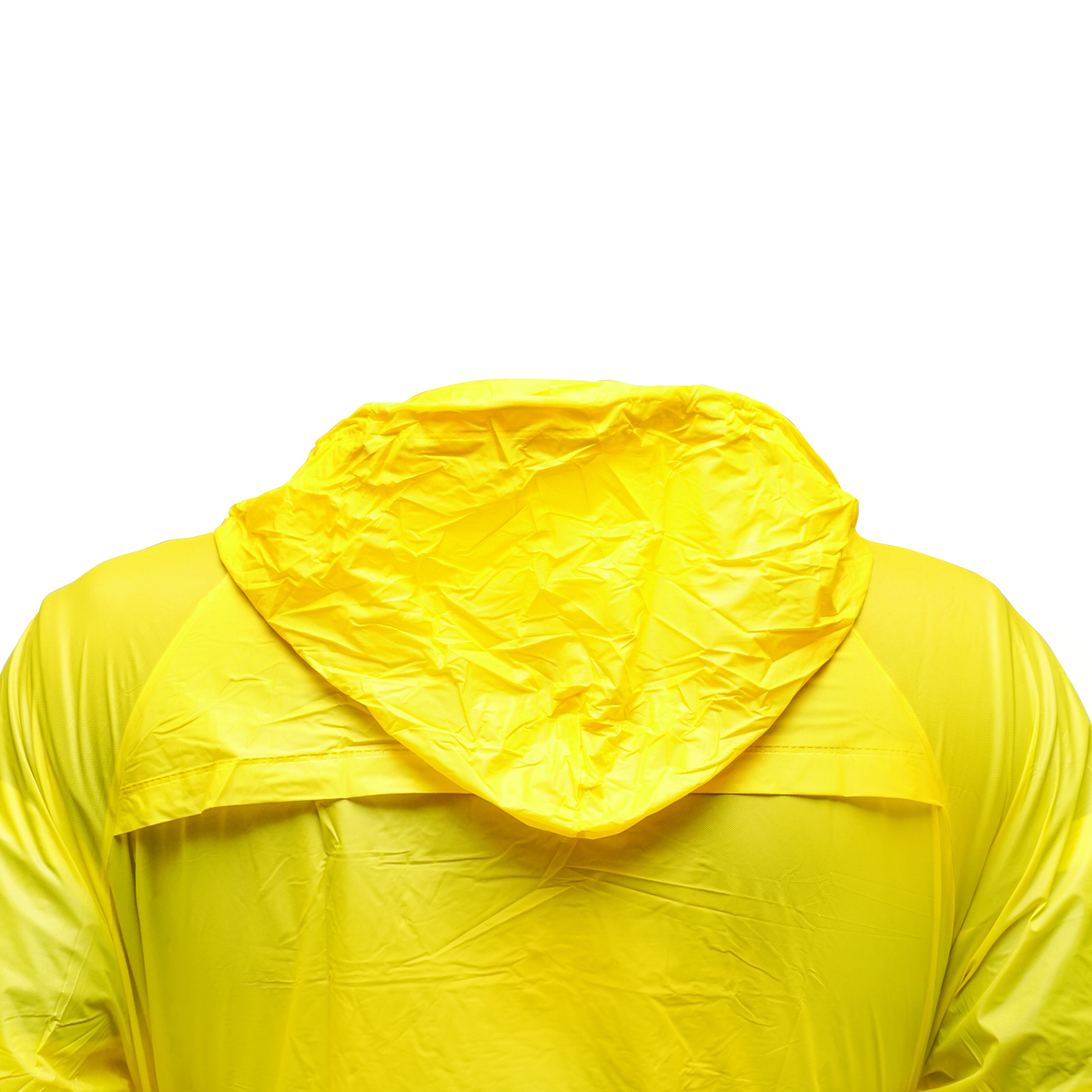 Pelerina cu gluga impermeabila XL din PVC, 2 buzunare, inchidere cu capse, galben Breckner Germany - imagine 4