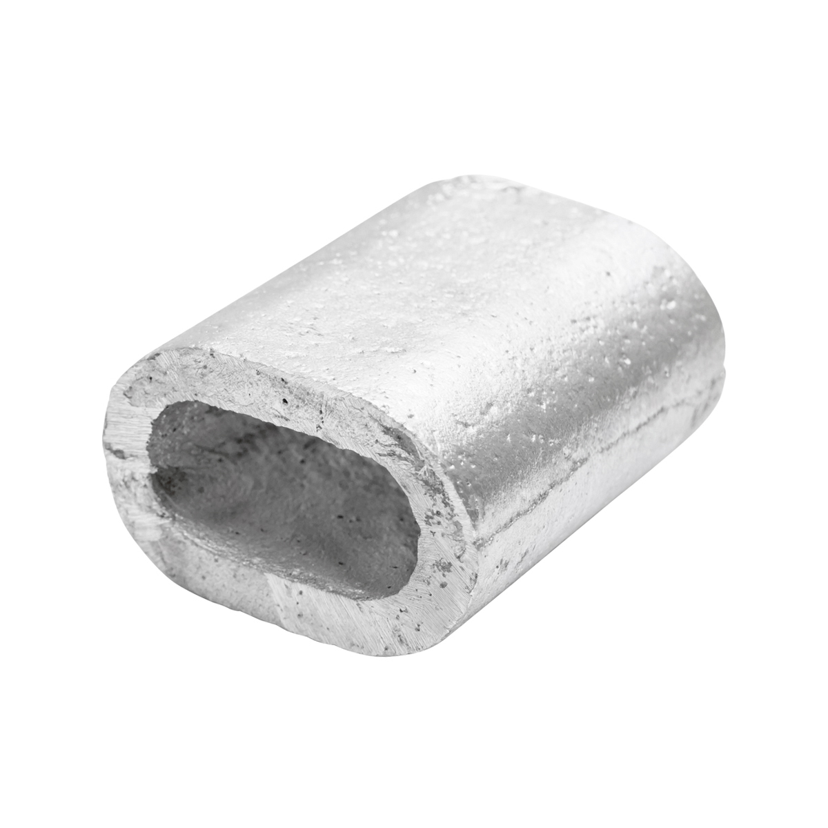 Ferula / bucsa de presare din aluminiu pentru cablu troliu 16 mm