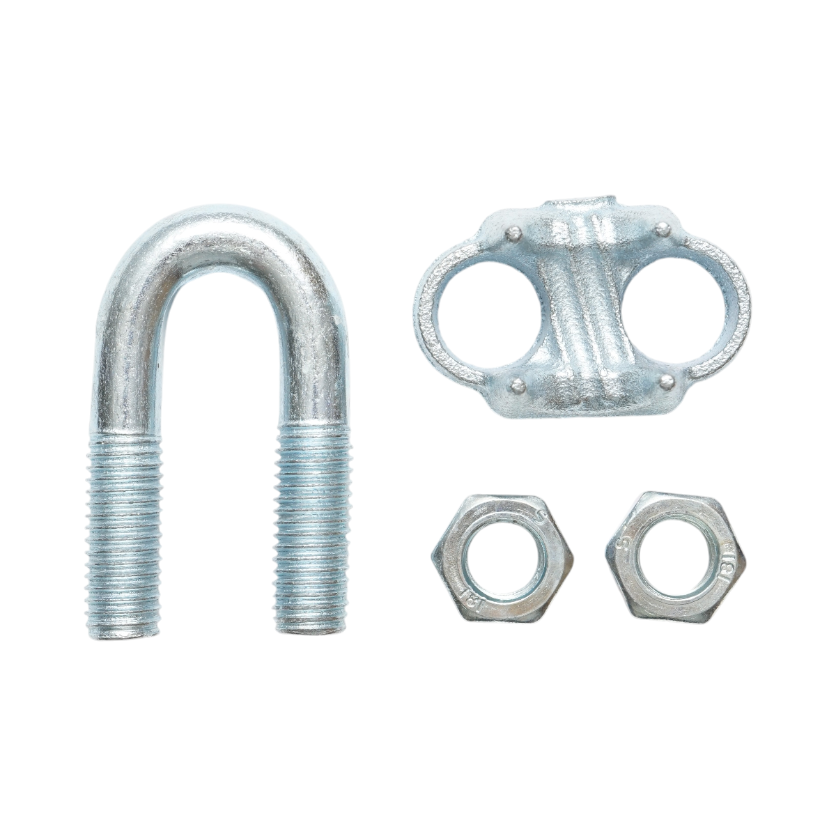 Brida zincata DIN 741-16 pentru cablu de 16 mm Breckner Germany - imagine 2