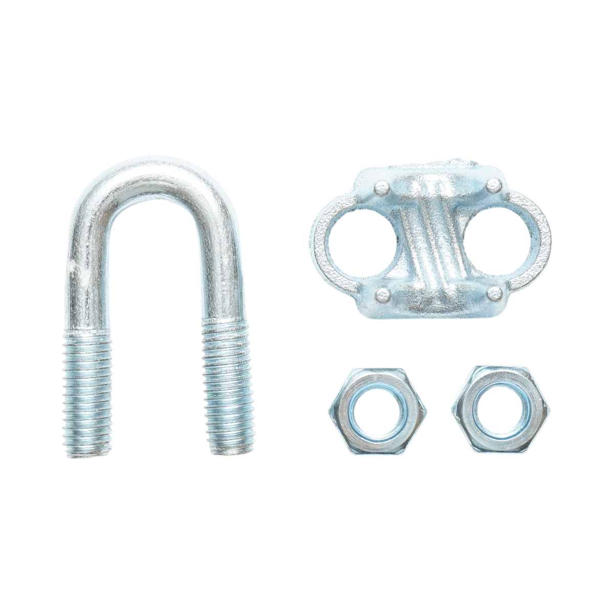 Brida zincata DIN 741-19 pentru cablu de 19 mm Breckner Germany - imagine 2