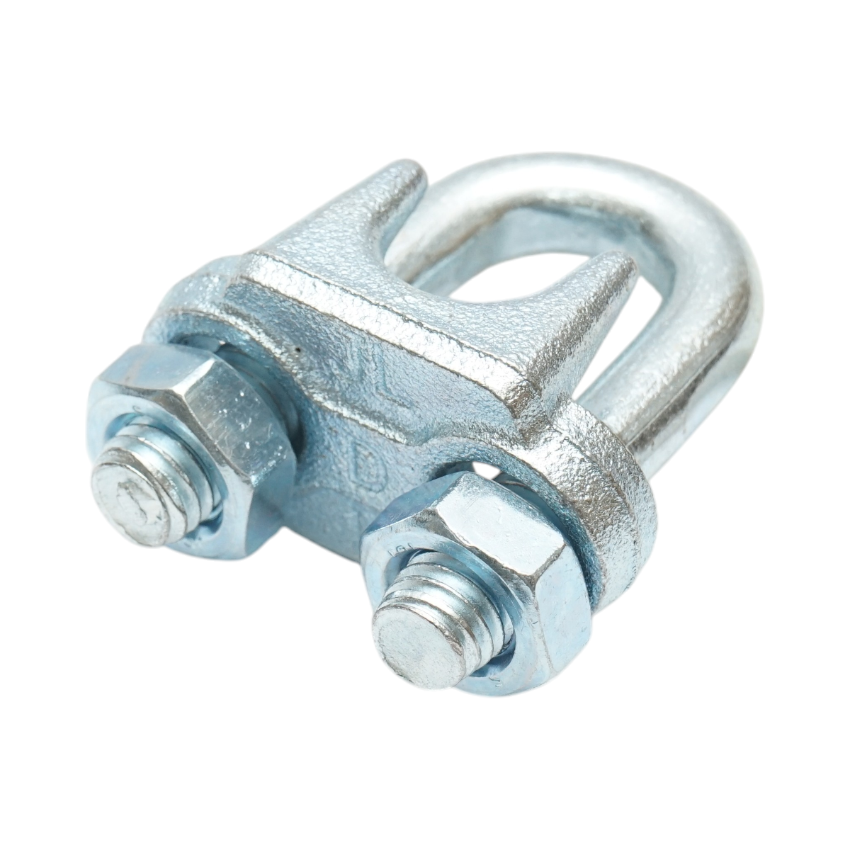 Brida zincata DIN 741-19 pentru cablu de 19 mm Breckner Germany - imagine 3