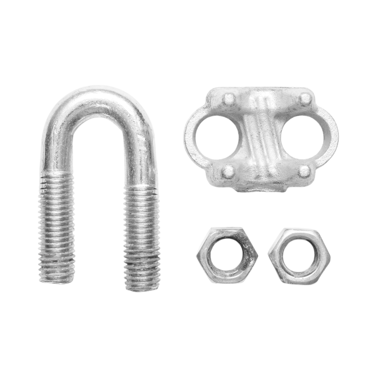 Brida zincata DIN 741-22 pentru cablu de 22 mm Breckner Germany - imagine 2