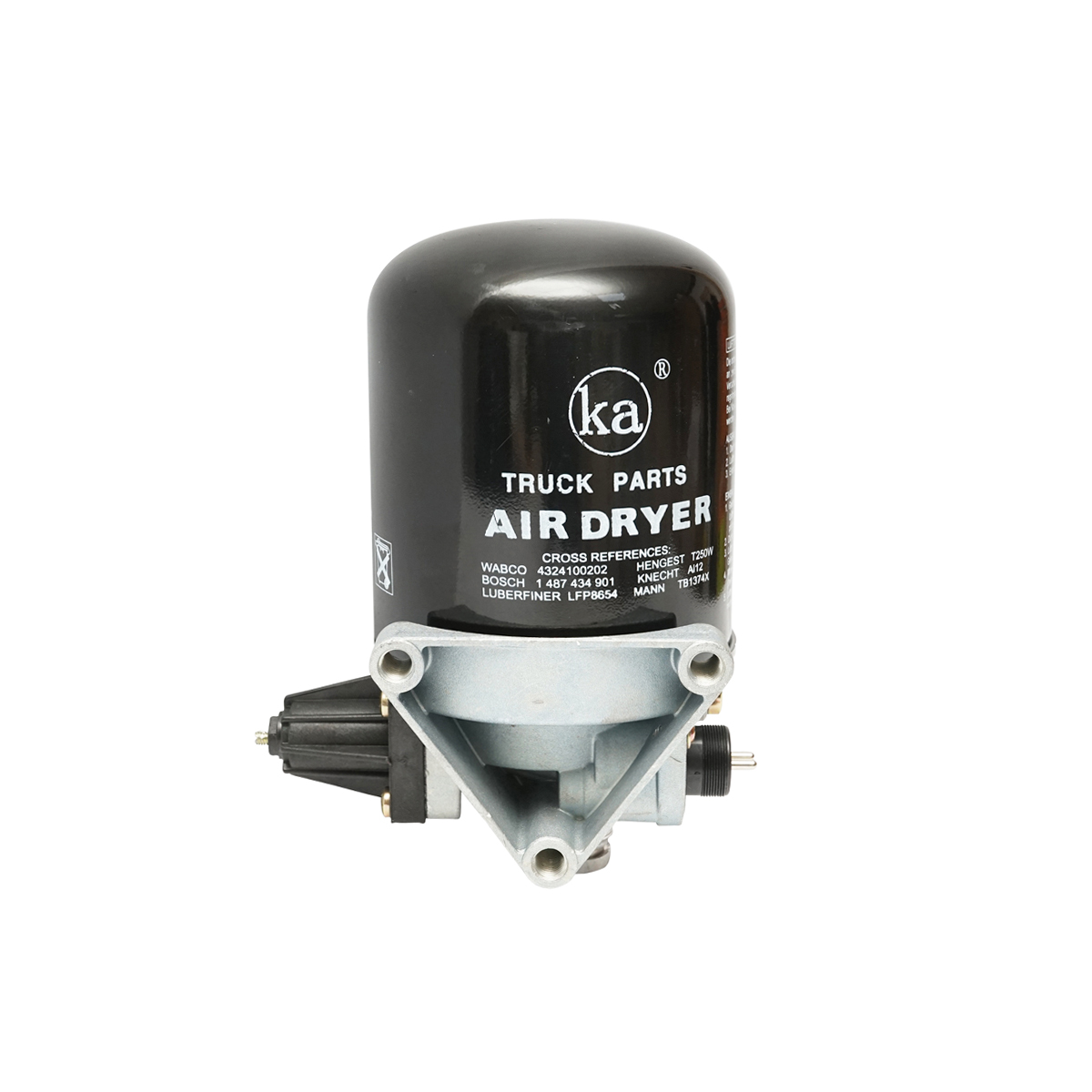 Uscator aer cu flitru pentru sisitem compresor cod OEM 4324101110, 4324100202, 1487434901, LFP8654, T250W, AI12, TB1374X Breckner Germany - imagine 3