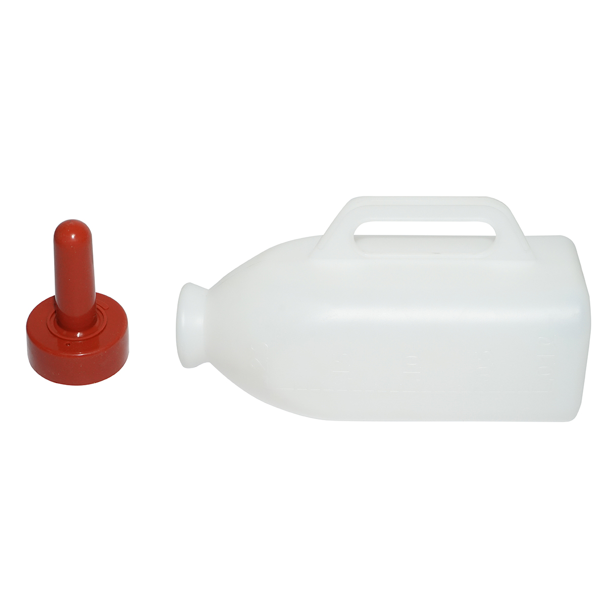Adapatoare sticla de plastic cu suzeta 2 L pentru vitei Breckner Germany - imagine 4