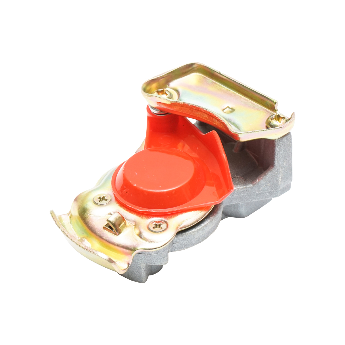 Mufa de cuplare furtun aer rosie pentru camion Scania, Daf cod OEM 076.912-00 M20 - imagine 3