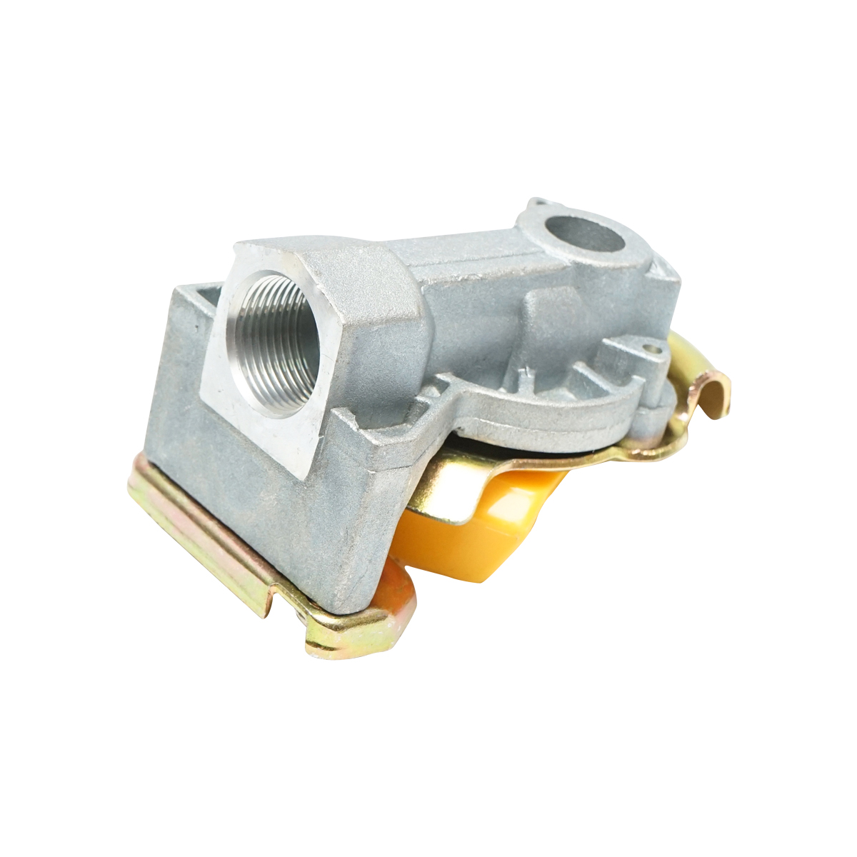 Mufa de cuplare furtun aer galbena pentru camion Scania, Daf cod OEM 076.910.00 M20 - imagine 2