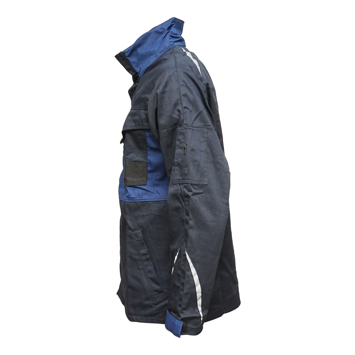 Jacheta de lucru poliester cu bumbac albastru navy XL Breckner Germany - imagine 3