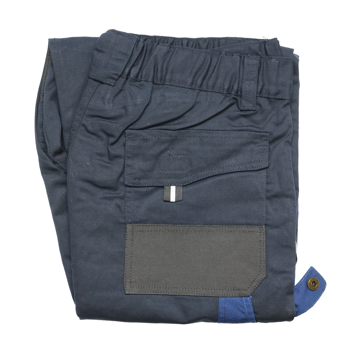 Pantaloni de lucru, poliester cu bumbac, albastru navy, S Breckner Germany - imagine 8