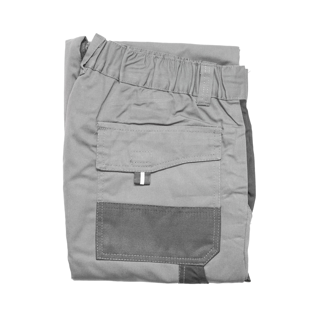 Pantaloni de lucru, poliester cu bumbac, gri cu negru, M Breckner Germany - imagine 8