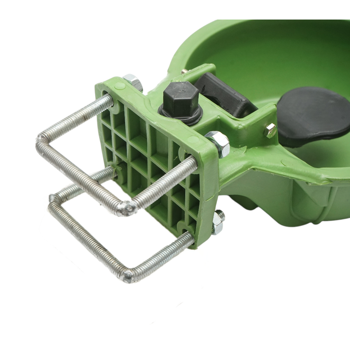 Adapatoare plastic 2L verde ultra rezistenta cu clapeta si accesorii de prindere 300x240x95mm - imagine 6