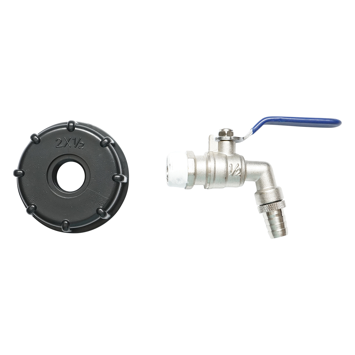 Robinet de scurgere 1/2 alama bazin IBC cu filet int 60 mm Autospeed - imagine 2