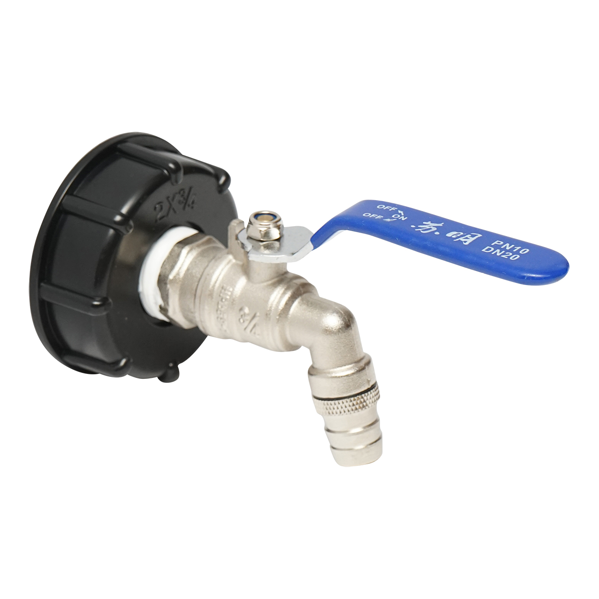 Robinet de scurgere 3/4 alama pentru bazin IBC cu filet int 60 mm Autospeed - imagine 4