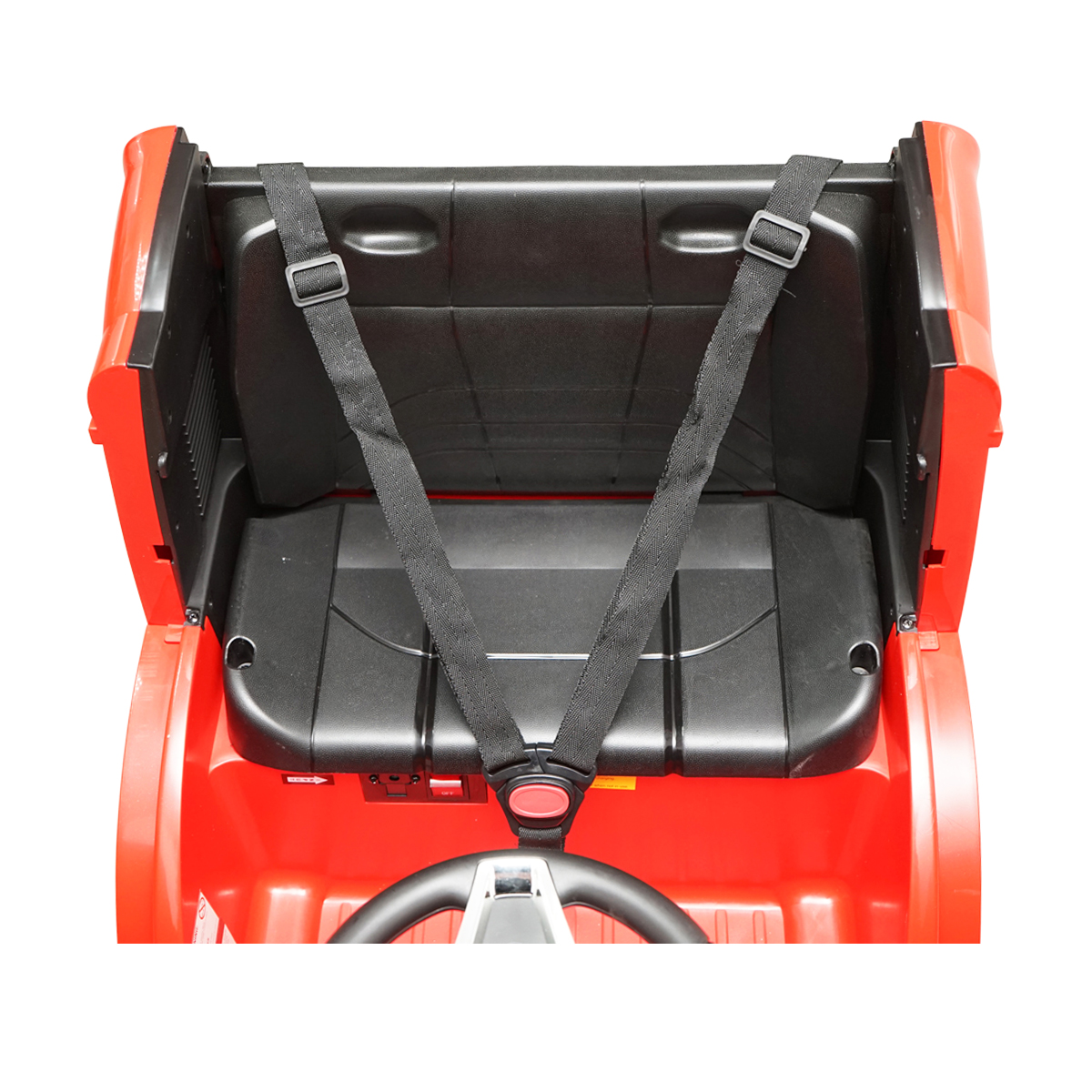 Camion electric rosu cu acumulator  12V/7Ah si telecomanda JJ2011  pentru copii 3 ani - imagine 7