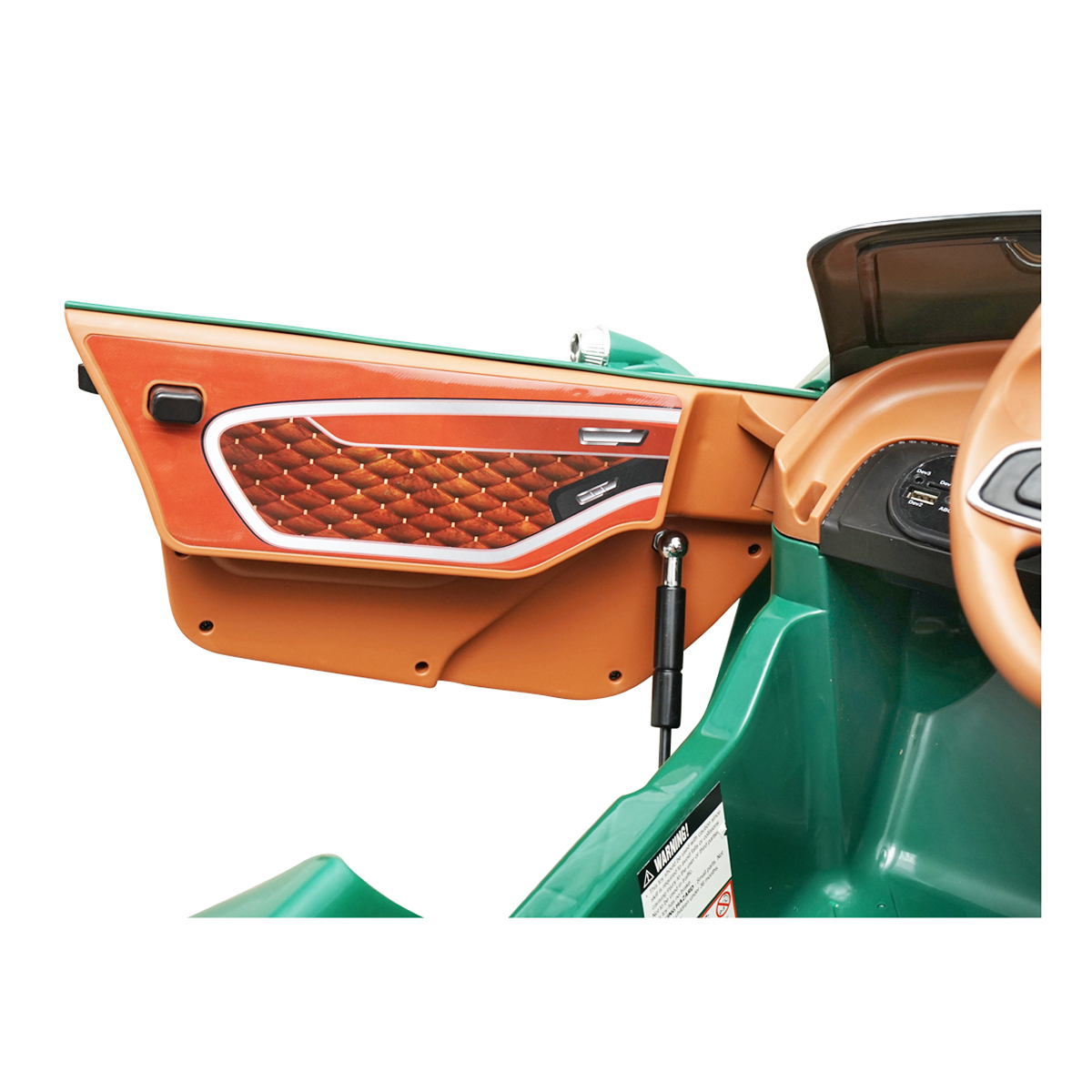 Masinuta electrica cu acumulator si telecomanda Bentley verde 6V/7Ah JE1166 - imagine 9