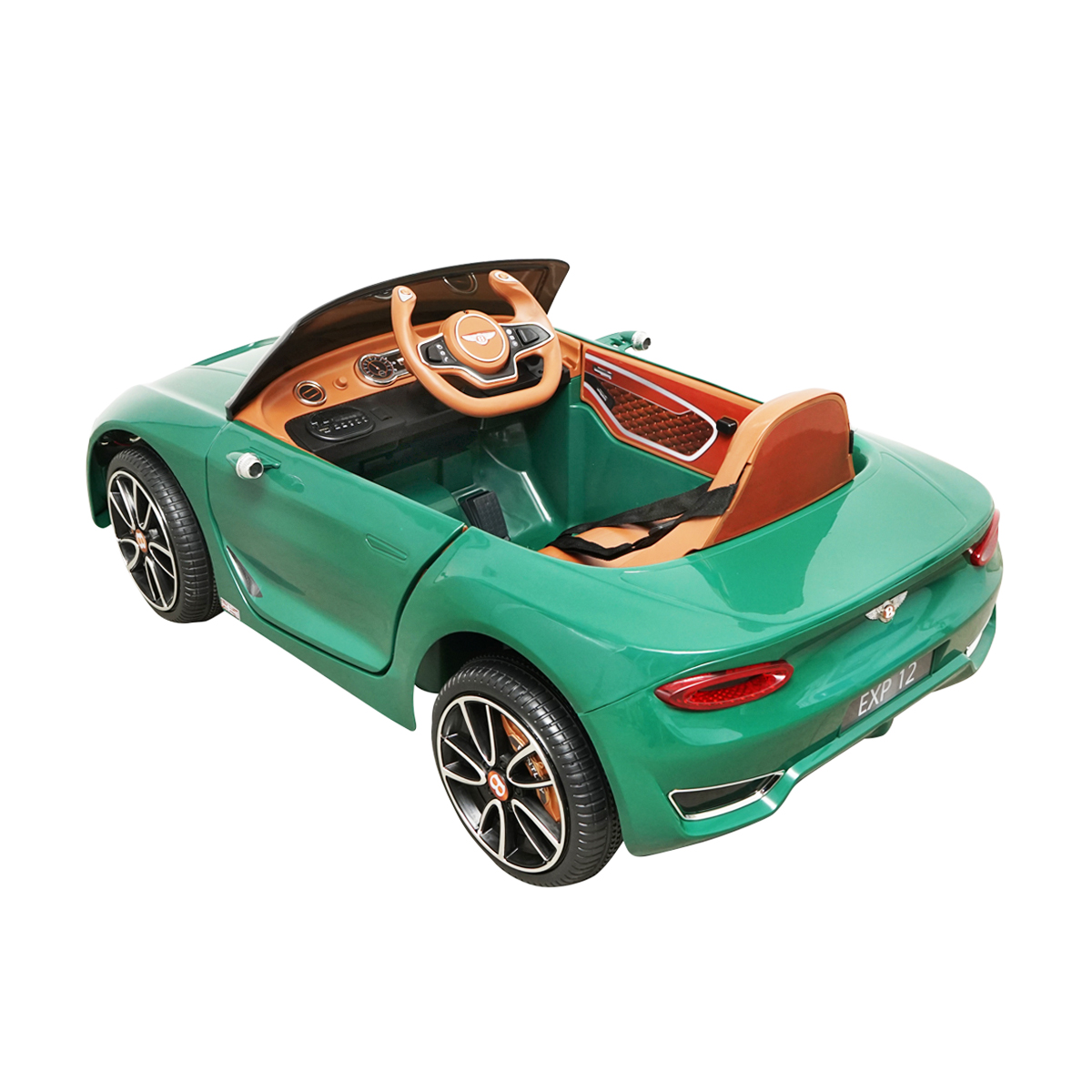 Masinuta electrica cu acumulator si telecomanda Bentley verde 6V/7Ah JE1166 - imagine 6