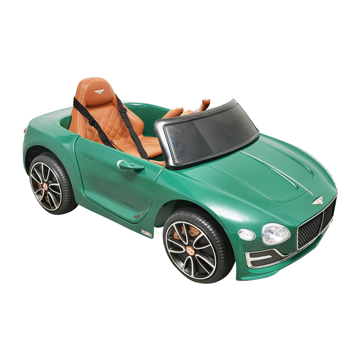 Masinuta electrica cu acumulator si telecomanda Bentley verde 6V/7Ah JE1166 - imagine 4