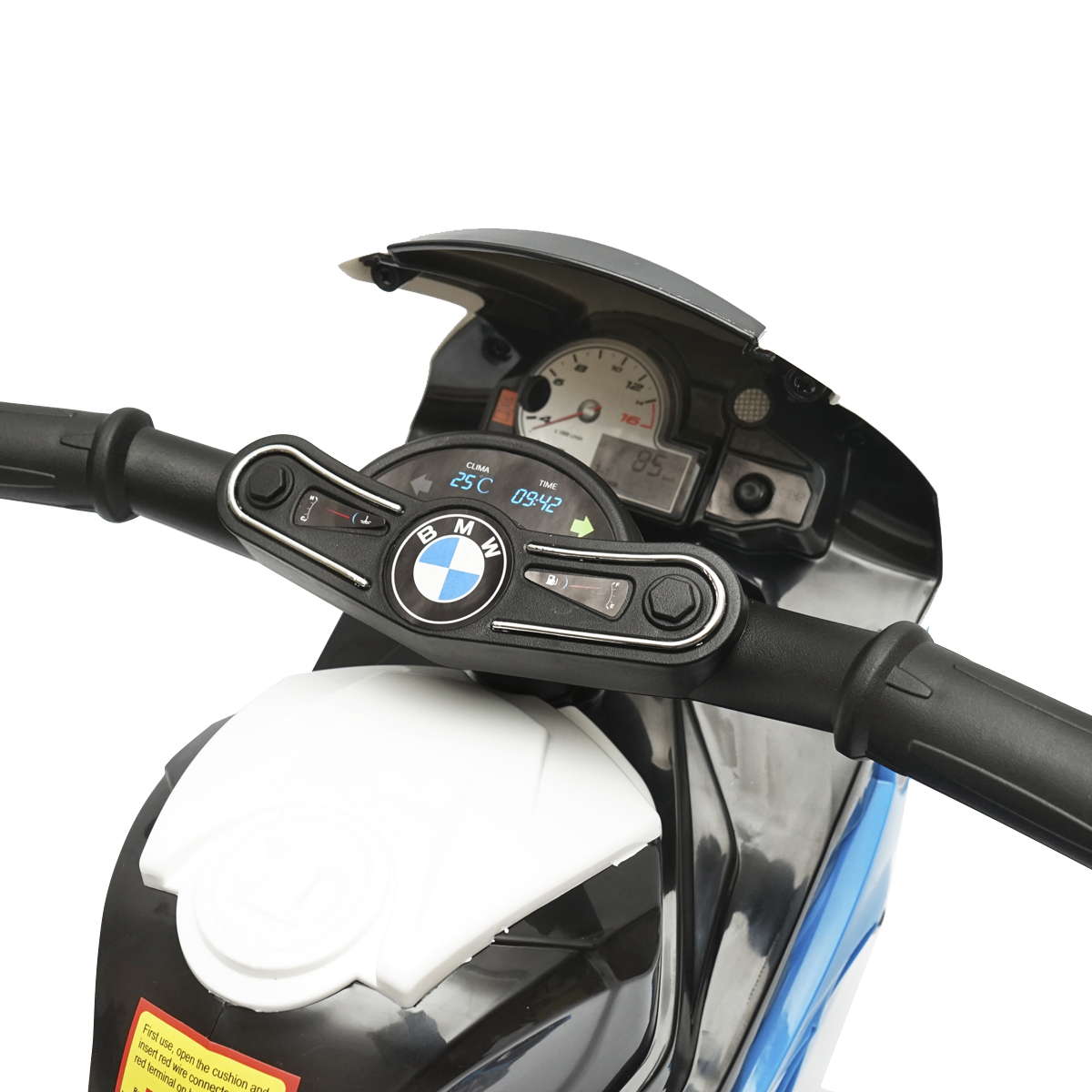 Motocicleta electrica pentru copii JT5188 cu baterie 6V/4Ah, BMW S1000R - imagine 6