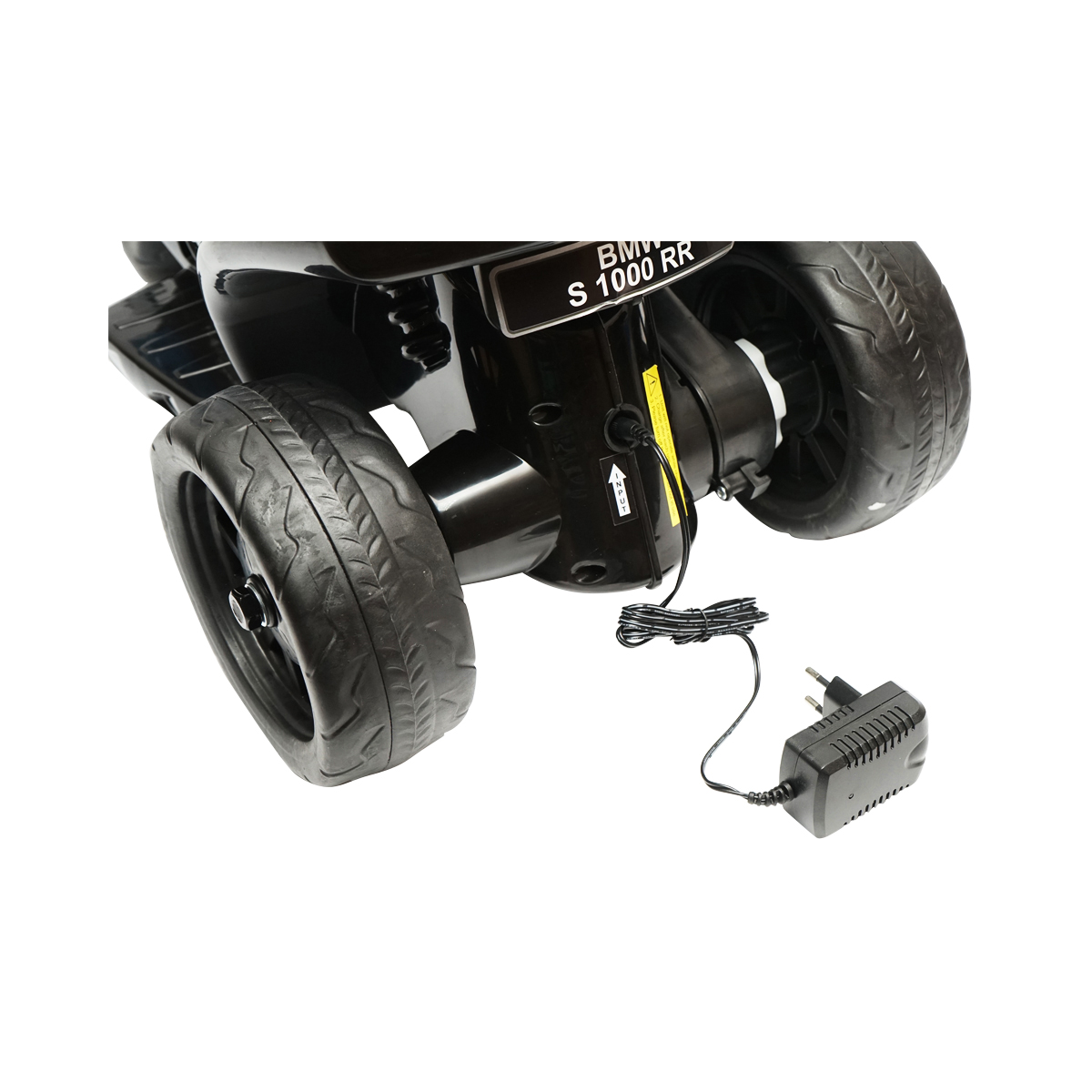 Motocicleta electrica pentru copii albastra JT5188 cu baterie 6V/4Ah, BMW S1000R - imagine 13