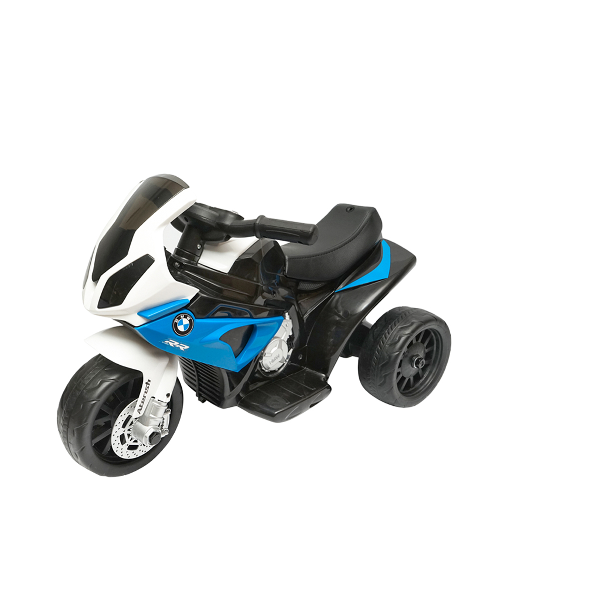 Motocicleta electrica pentru copii albastra JT5188 cu baterie 6V/4Ah, BMW S1000R - imagine 6